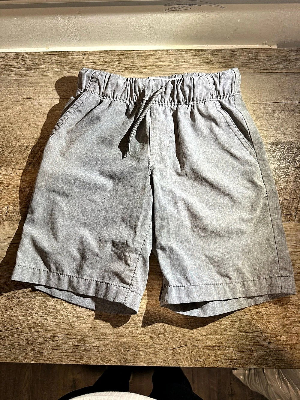 Old Navy Boys Gray Stretch Tech Shorts